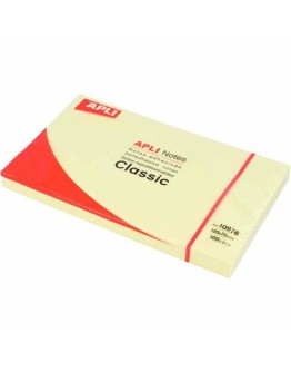 Notes B. NOTES 125X75 COUL JAUNE 100F