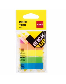 FILM INDEX SIGN HERE 44X12MM 20F ASSORTIS EA11302