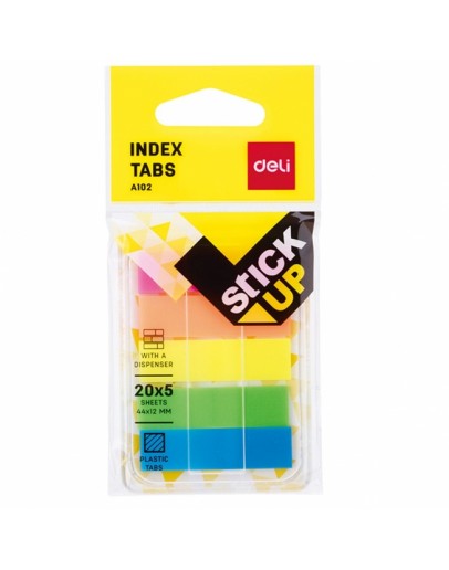 FILM INDEX SIGN HERE 44X12MM 20F ASSORTIS EA11302