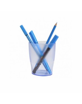 Pot à crayon Exacompta Ecopen bleu glacée