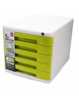 Bloc de 5 tiroirs DELI avec fermeture