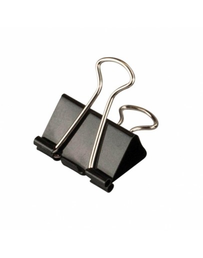 Binder clip 19mm paquet de 12