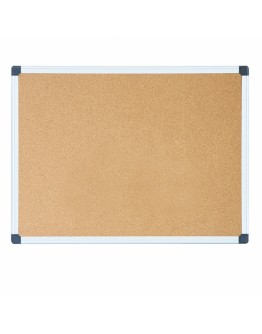 Tableau affichage DELI liège cadre aluminium 90x120