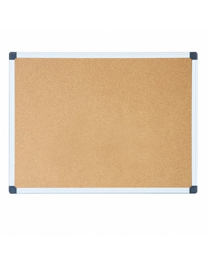 Tableau affichage DELI liège cadre aluminium 90x120