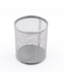 Pot à stylo métal gris