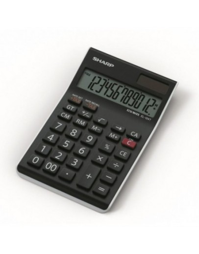 Calculatrice de Bureau SHARP EL-124T 12 Chiffres - Noir