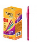 Stylo à bille BIC CRISTAL FASHION ROSE
