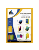 Porte documents A4 en PP 80 vues couleurs assorties EVIDENCE