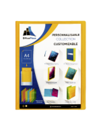 Porte documents A4 en PP 80 vues couleurs assorties EVIDENCE